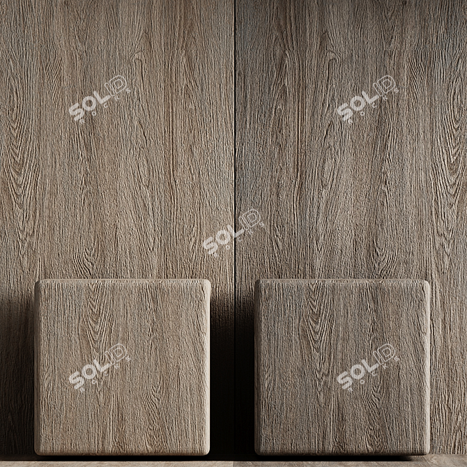 Seamless 4K Wood Texture Pack 3D model image 1