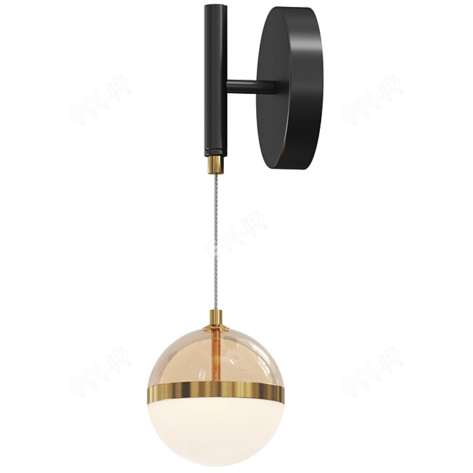 Adjustable Height Area Sconce 3D model image 2