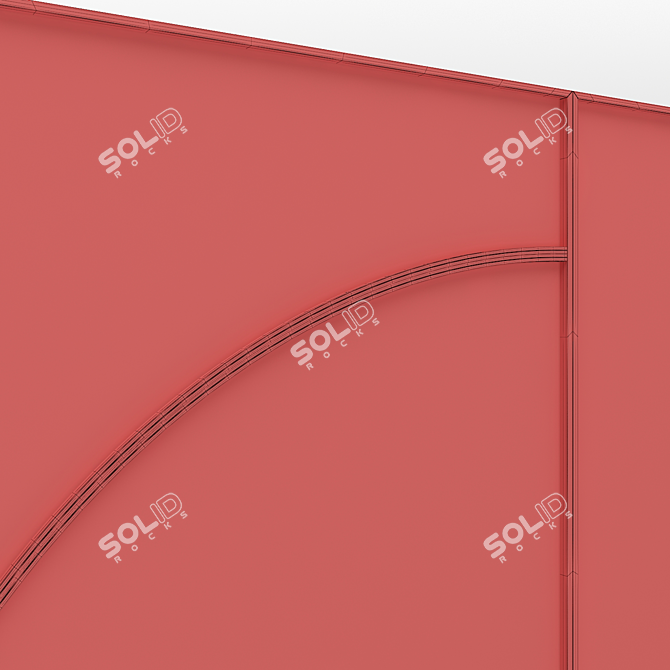 Felt Wall Panel 6 Colors 3D model image 7