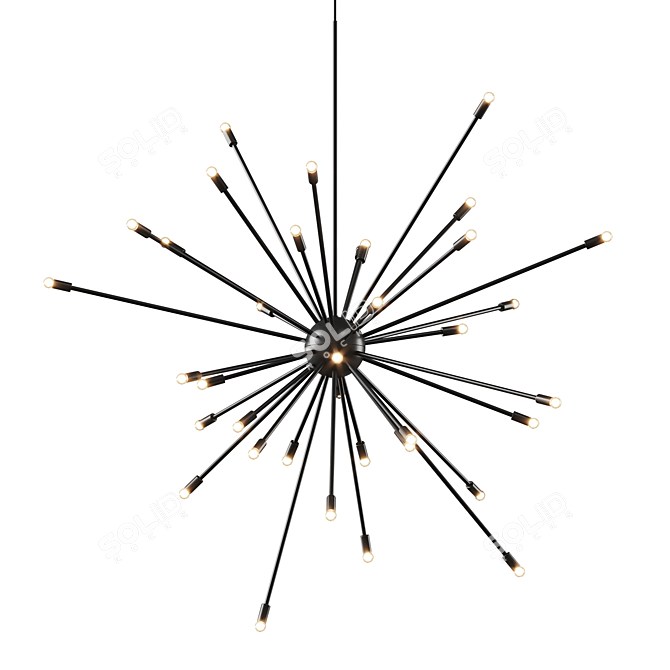 Cassina Galaxy Pendant Lamp Rotation 3D model image 1