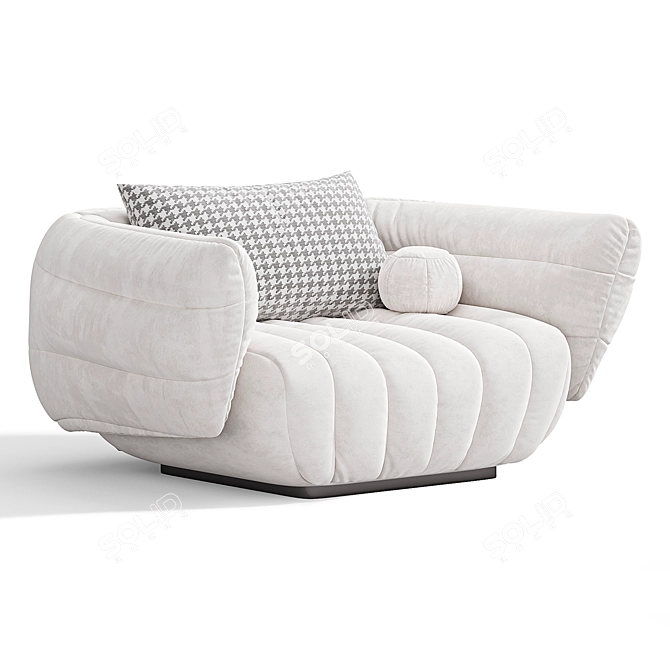  Tactile Armchair by Baxter (2015) 3D model image 2