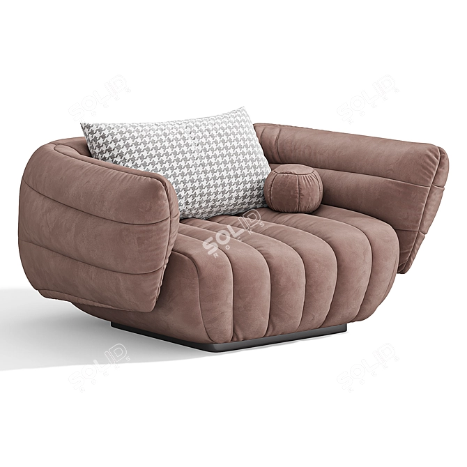  Tactile Armchair by Baxter (2015) 3D model image 3