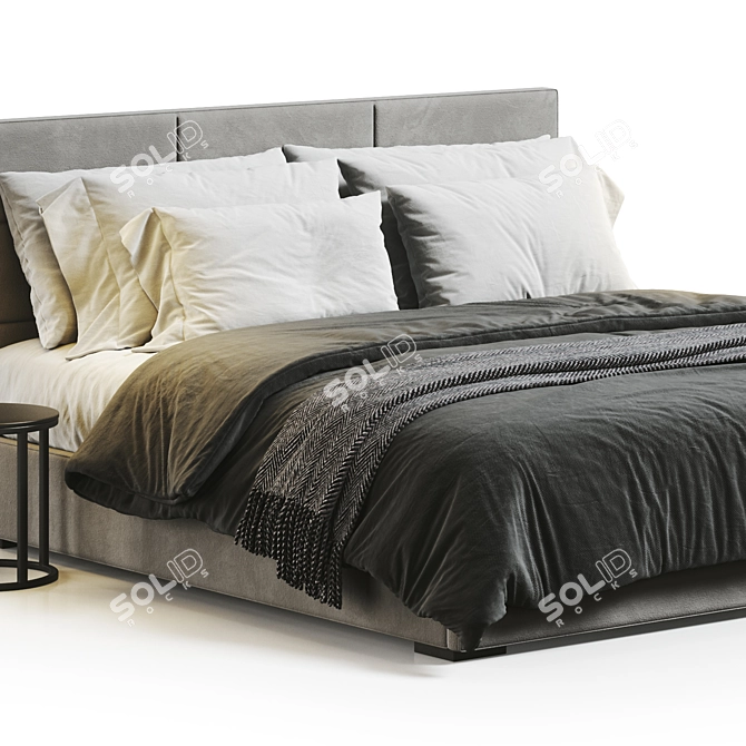  RH Modena Bed 3D Model 3D model image 3