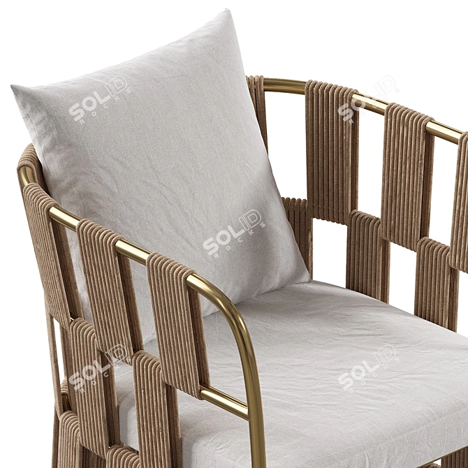  Zuo Quadrat Dining Chair White 3D Model 3D model image 5