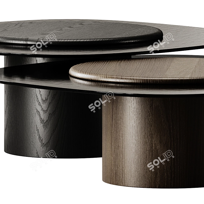 Modern Egg Coffee Table Design 3D model image 3