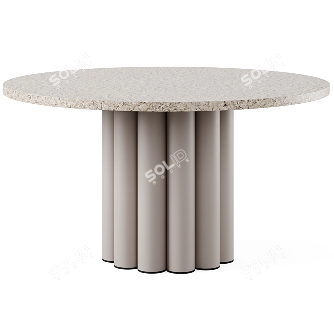 Cazarina Riner and Ambon Dining Tables 3D model image 2