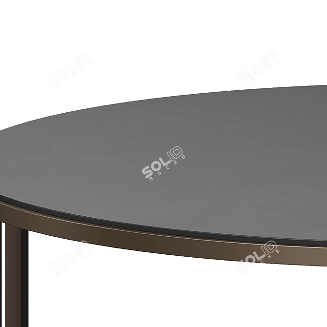 Modern Orb Coffee Table Set 3D model image 3