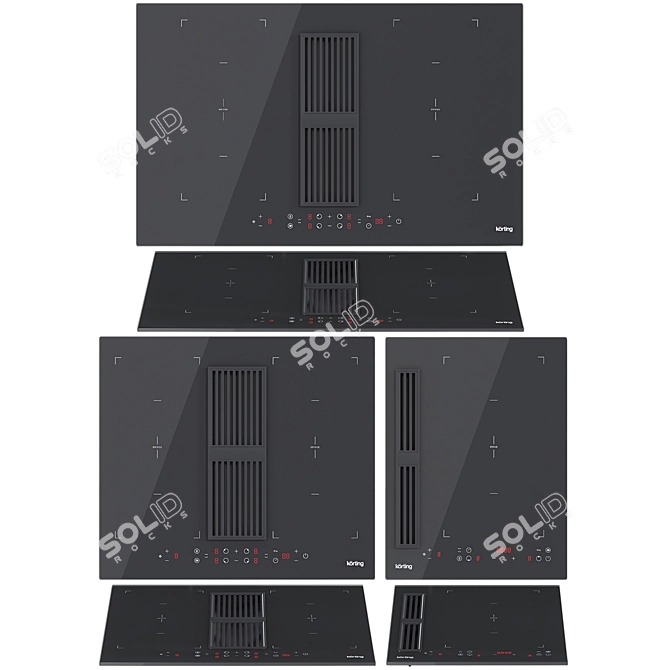 Korting Kitchen Appliance Bundle 3D model image 5