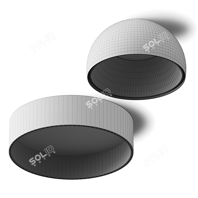 Vibia Duo LED Ceiling Lamp 3D model image 5