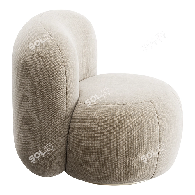 Modern Comfort Chair | Secolo 3D model image 2