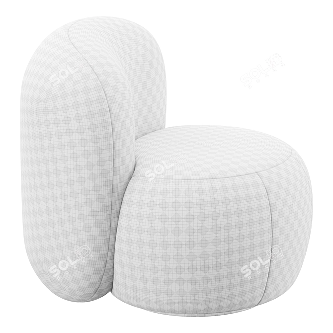 Modern Comfort Chair | Secolo 3D model image 4