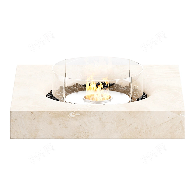 EcoSmart Fire ROUND 20 Fireplace 3D model image 2