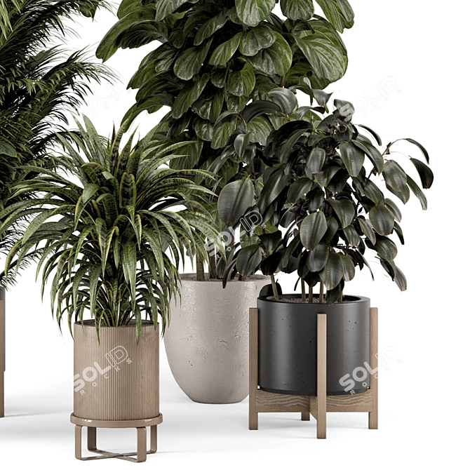 Modern Indoor Plants Ferm Living 3D model image 6