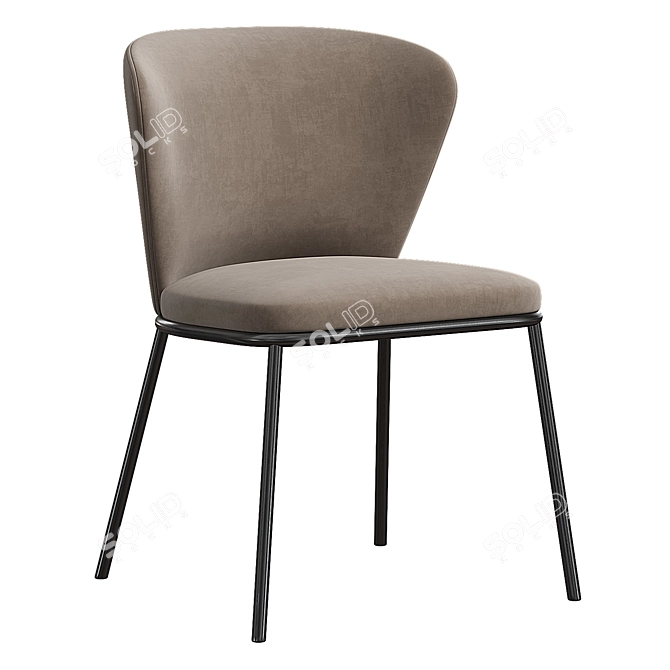 Modern Ciselia Chair Design 3D model image 2