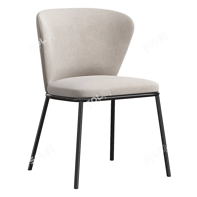 Modern Ciselia Chair Design 3D model image 5