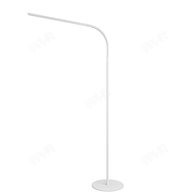 Stylish LED Floor Lamp 3D model image 2