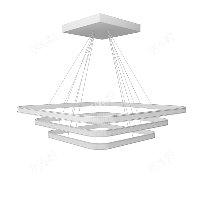 Modern TripleInv YardLamp by GLODE 3D model image 2