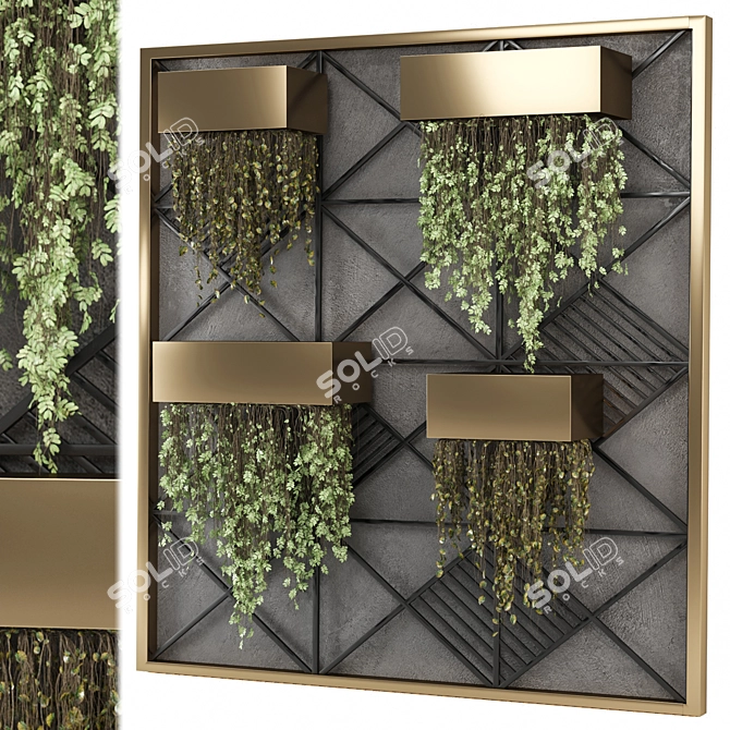 Vertical Garden Set 1365 Home 3D model image 1