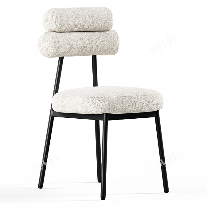 Seamless Textured Chair 3D Model 3D model image 1