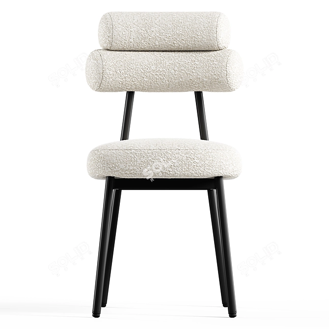 Seamless Textured Chair 3D Model 3D model image 2