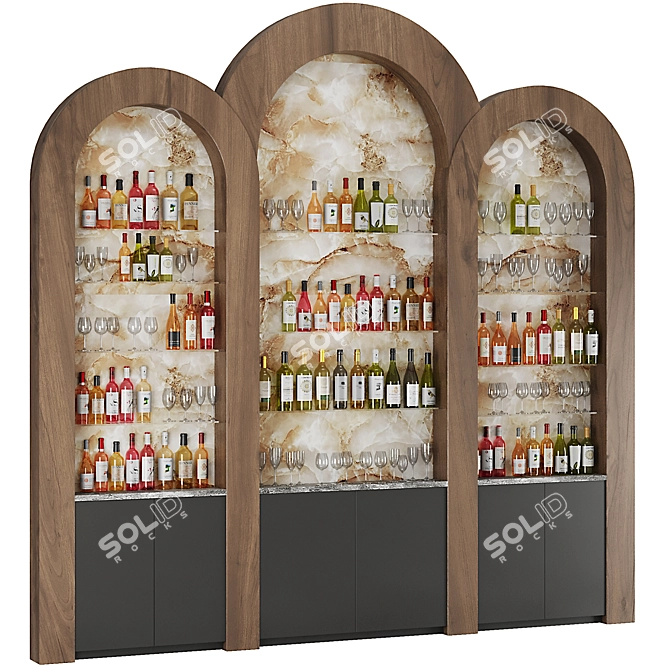  Modern Bar Restaurant Set5 3D model image 1