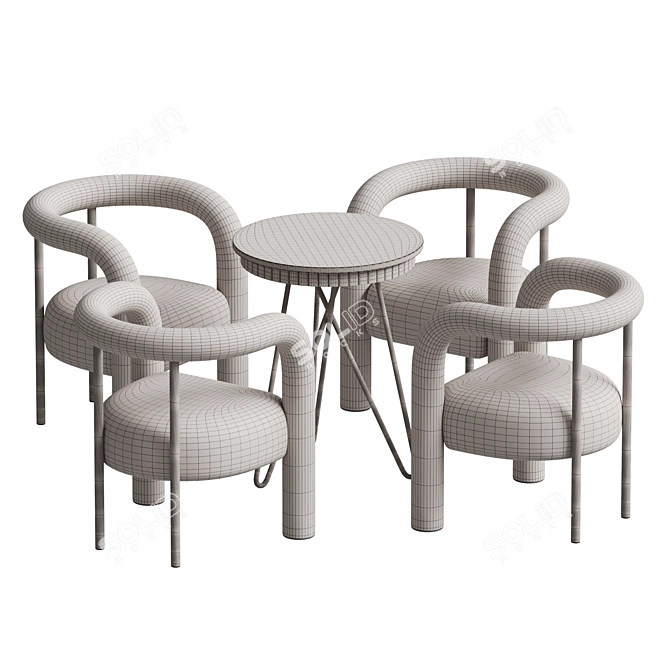 Contemporary Furniture Set | Ami 3D model image 4