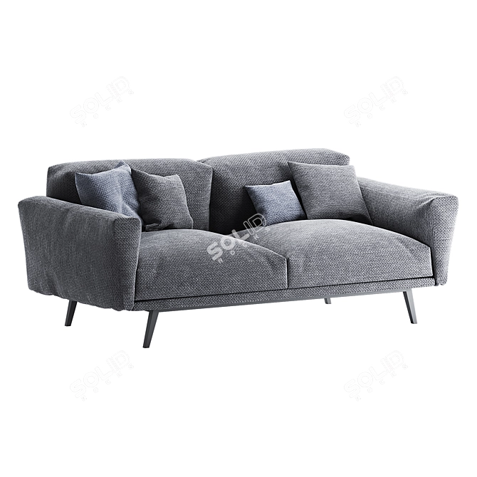 Noa Sofa 2 Seater, Modern Design 3D model image 2