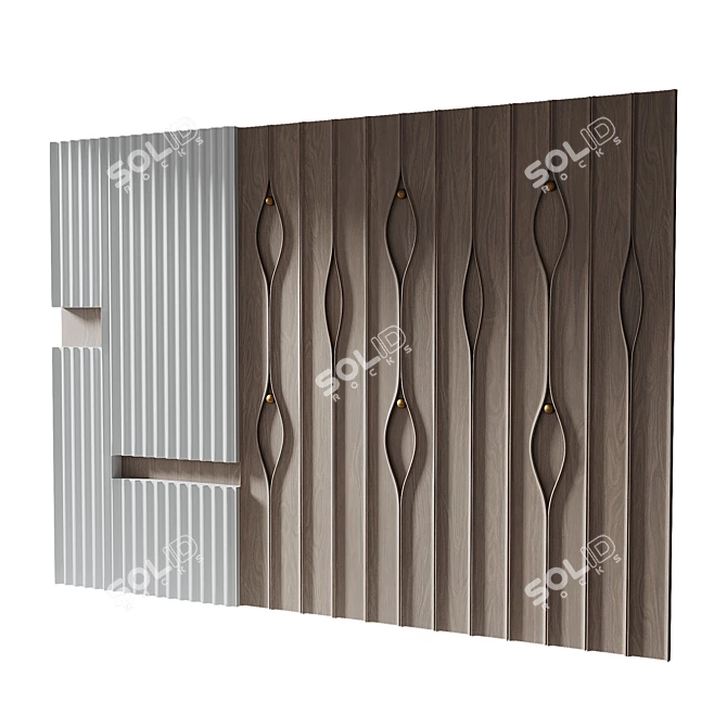 3D Wall Panel Design Solutions 3D model image 2