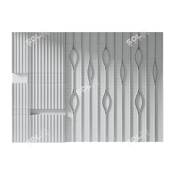 3D Wall Panel Design Solutions 3D model image 4