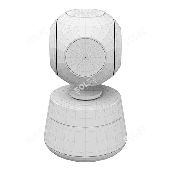 Advanced AI Pet Surveillance Camera 3D model image 4