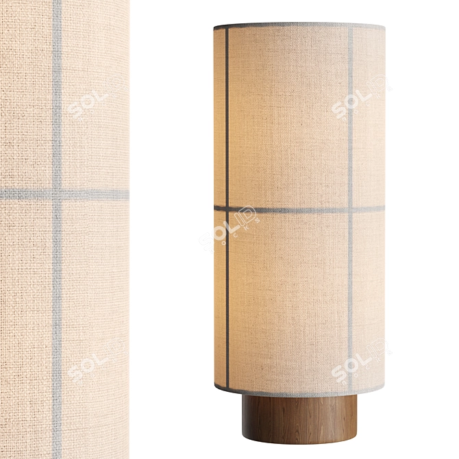 Modern Portable Table Lamp Design 3D model image 1