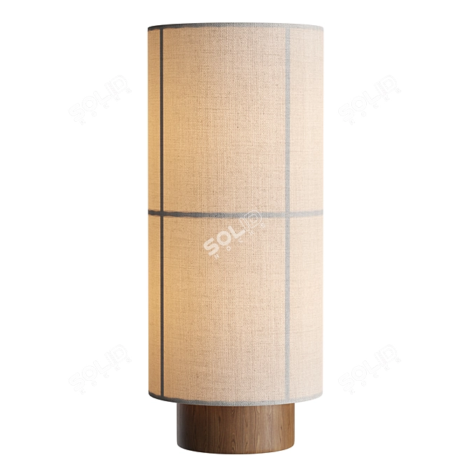 Modern Portable Table Lamp Design 3D model image 2