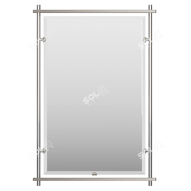  Modern Elegance Beveled Accent Mirror 3D model image 1