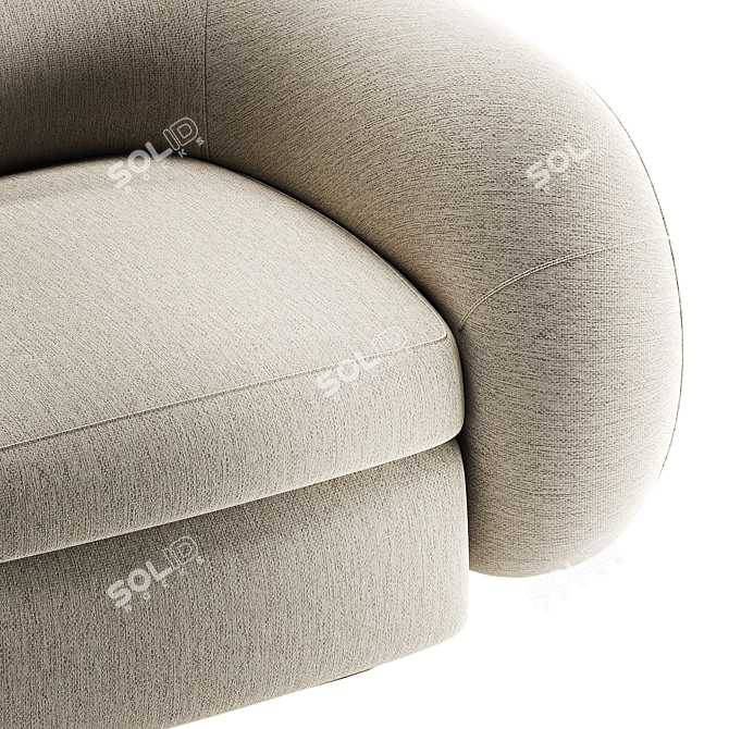 Luxury Swivel Chair Cosenza Eichholtz 3D model image 3