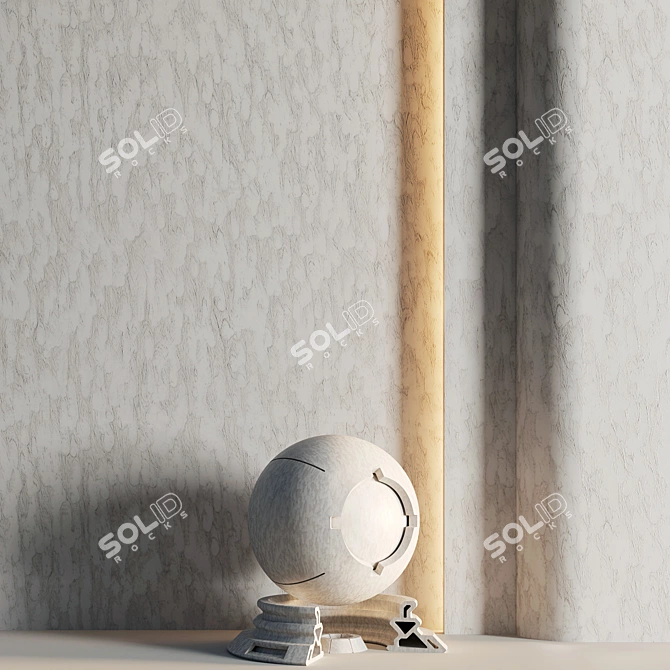 Plaster PBR Materials | Decorative Texture 3D model image 3