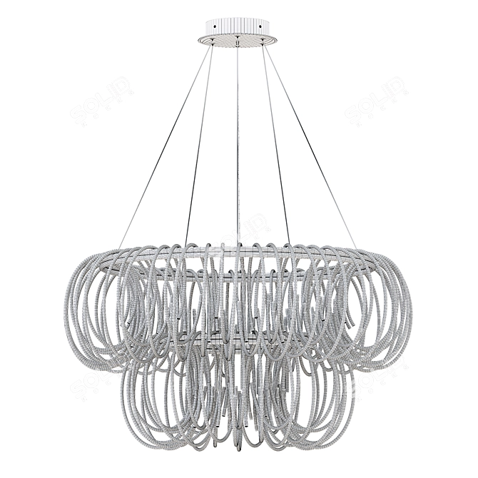 MERTEN Pendant Chandelier 3D Model 3D model image 8