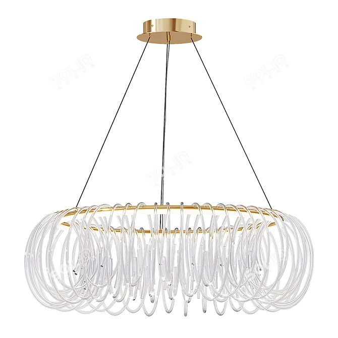 MERTEN Pendant Chandeliers Set 3D model image 1