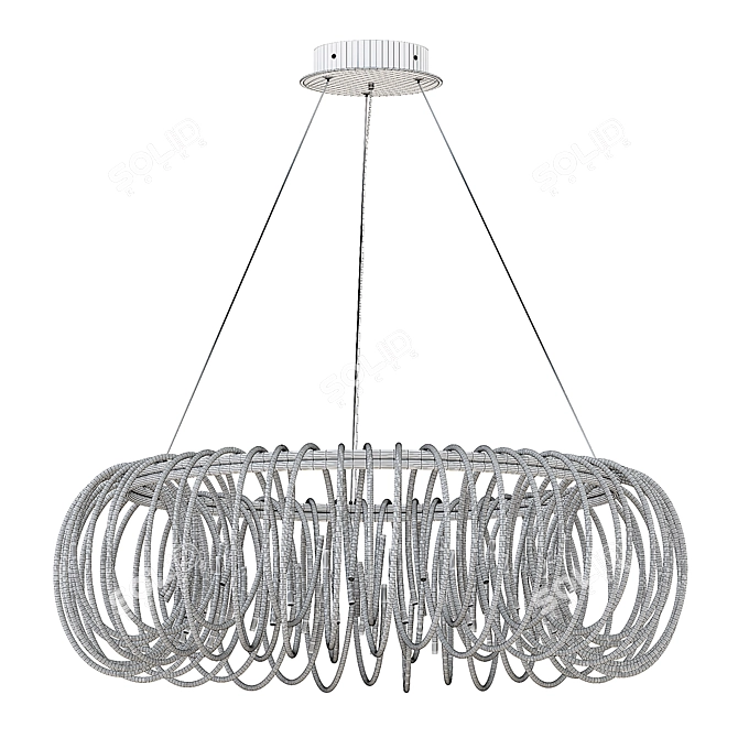 MERTEN Pendant Chandeliers Set 3D model image 4