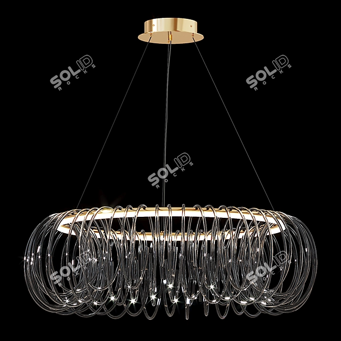 MERTEN Pendant Chandeliers Set 3D model image 6