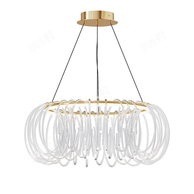 MERTEN Pendant Chandeliers Set 3D model image 7