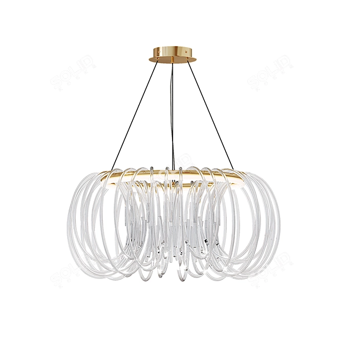 MERTEN Pendant Chandeliers Set 3D model image 8