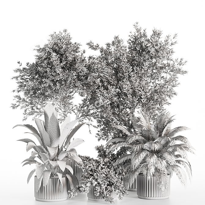 3D Indoor Plants Set 123 3D model image 5