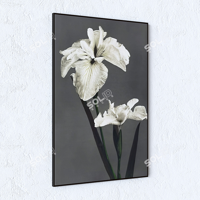 Wall Art Frames with Textures 3D model image 4