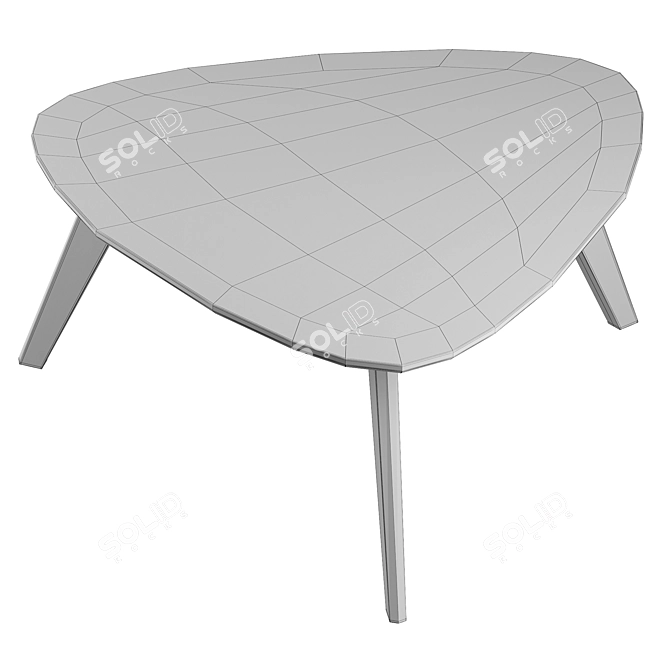 Modern Jonas Coffee Table - FBX/OBJ 3D model image 4