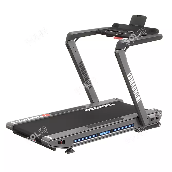 Yamaguchi MAX PRO-S Treadmill (Corona) 3D model image 1