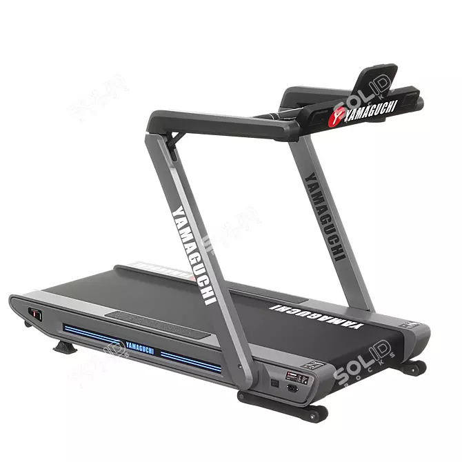 Yamaguchi MAX PRO-S Treadmill (Corona) 3D model image 2