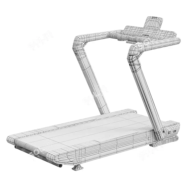 Yamaguchi MAX PRO-S Treadmill (Corona) 3D model image 6