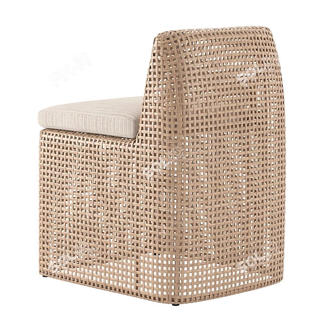 Modern Rh Gemini Dining Chair 3D model image 3