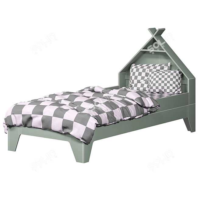 Vertbaudet Kids Bed Tipili Line 3D model image 14