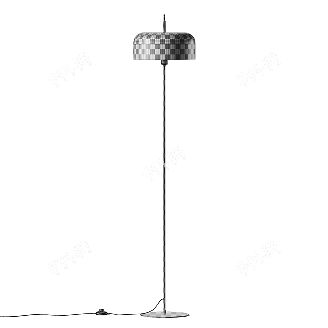 Modern Central Park Floor Lamp 3D model image 5